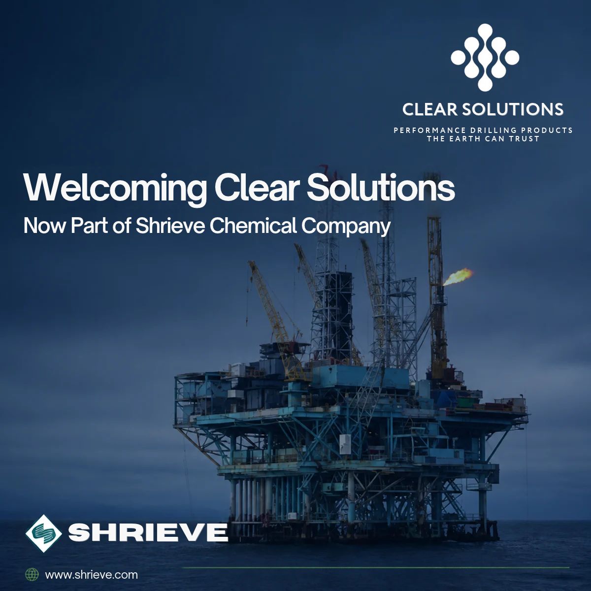 Clear Solutions has been acquired by Shrieve